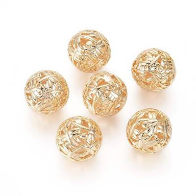Hollow Brass Beads
