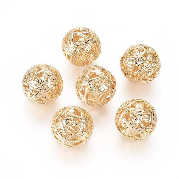 Hollow Brass Beads