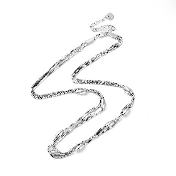 Non-Tarnish 304 Stainless Steel Box Chain Necklaces