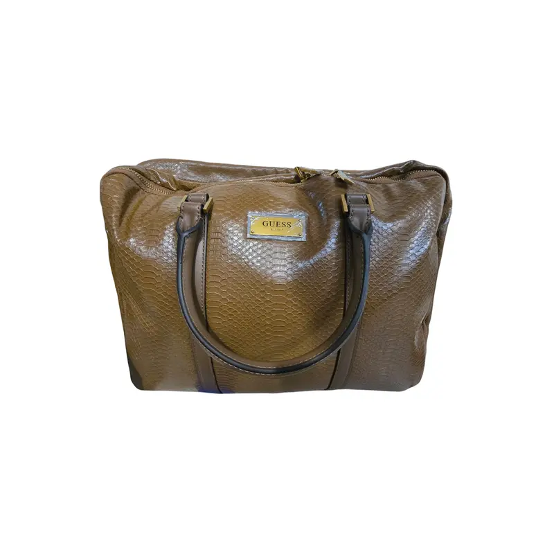 Guess, polyurethane, fabric bag, laptop accessory, brown, HMEVEN, men, 28 x 38 x 10 cm