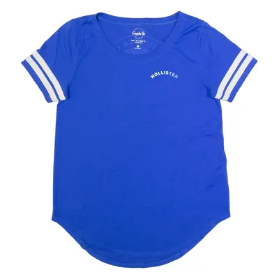 HOLLISTER Womens T-Shirt Blue USA M