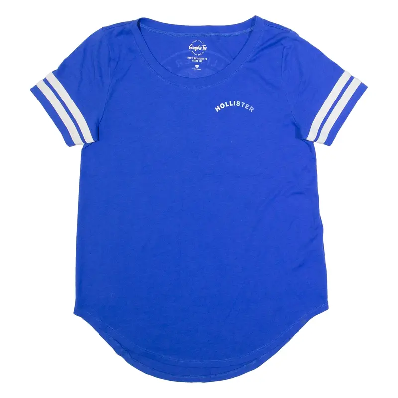 HOLLISTER Womens T-Shirt Blue USA M