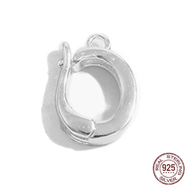 Rhodium Plated 925 Sterling Silver Enhancer Shortener Bails
