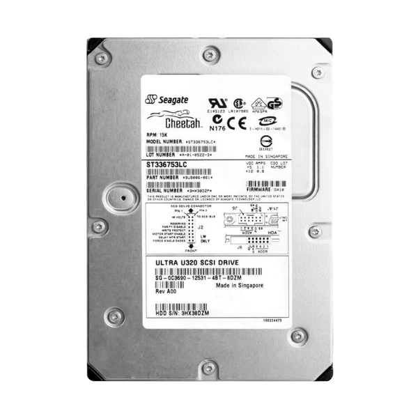 9U9006-061 Seagate 36GB Ultra-160 SCSI 15000 3.5-inch 8MB Hard Drive