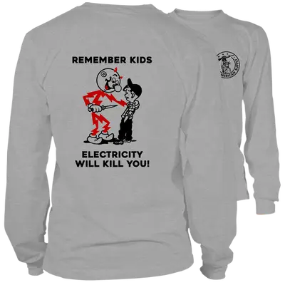 Remember Kids - Long Sleeve Heather Gray Shirt