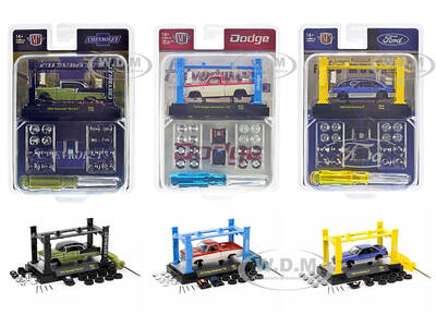 Model Kit 3 piece Car Set Release 65 Limited Edition to 9600 pieces Worldwide 1/64 Diecast Model Cars by M2 Machines