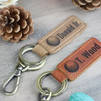 Personalized Golf Keychains