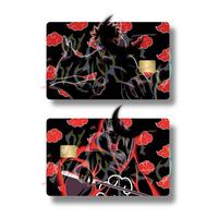 Red Cloud Ninja Debit Card Skin Cover Sticker Waterproof & Stain-resistant Anime Design