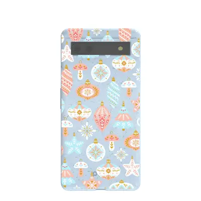 Powder Blue Bauble Blues Google Pixel 6a Case
