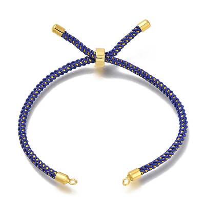 Braided Cotton Cord Slider Bracelet Making