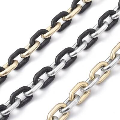Handmade Spray Painted CCB Cable Chains