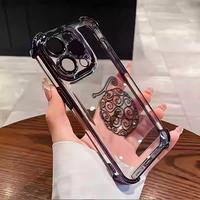 One Piece Luffy Shanks Pattern Aesthetic Electroplated TPU Casing For iphone 16 15 14 13 12 11 X XS PRO PLUS MAX Four Corners...