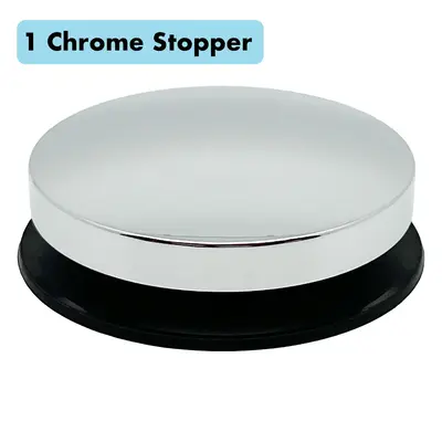 DrainFunnel Chrome Bathtub Stopper, For 1.3\