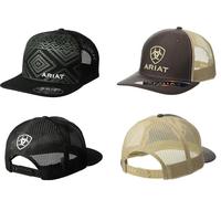 Stylish Versatile Mesh Snapback Cap for Truckers, Sporty ARIAT Baseball Cap, Outdoor Wear — Stay Cool, Look Sharp
