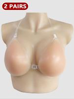 Invisible Strap Silicone Nipple Cover, Transparent Strap Silicone Breast Cover, Women's Lingerie Accessories for Wedding Part...