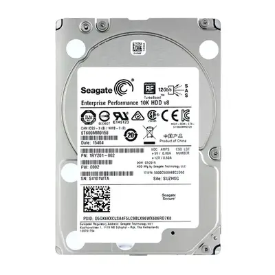 ST600MM0158 Seagate 600GB 12Gb/s SAS 10000 2.5-inch 128MB Hard Drive