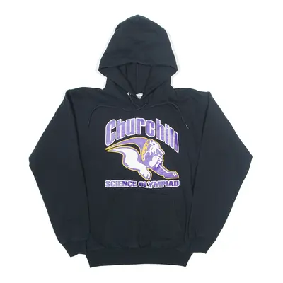 PORT& COMPANY Churchill Science Olympian Hoodie Black Pullover Mens S