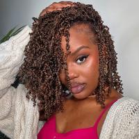 Yanky Twist Crochet Hair 8-18 Inch 8 Packs (240 Strands) Pre-twisted Fluffy Spring Mini Twist Passion Twist
