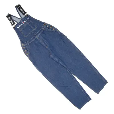 KARL KANI Carpenter Womens Dungarees Blue Relaxed Denim M W31 L29