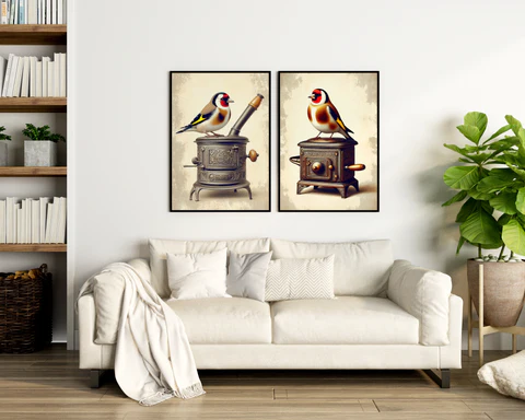 Goldfinch Grace and Vintage Charm