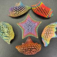 Articulating Chubby Starfish Fidget - Chubby Starfish Shape, Colorful Design, Flexible Fidget for Stress Relief and Relaxatio...