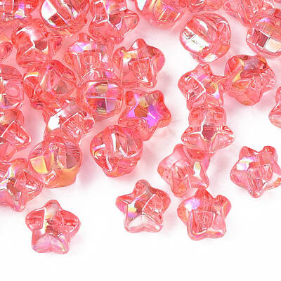 1-Hole Transparent Acrylic Buttons