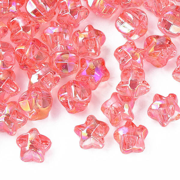 1-Hole Transparent Acrylic Buttons