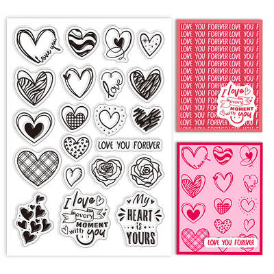 Custom PVC Plastic Clear Stamps