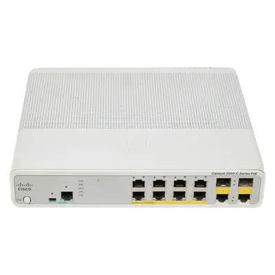 WS-C3560C-8PC-S Cisco 3560-C 8x RJ45 PoE+ 2x RJ45 2x SFP Switch