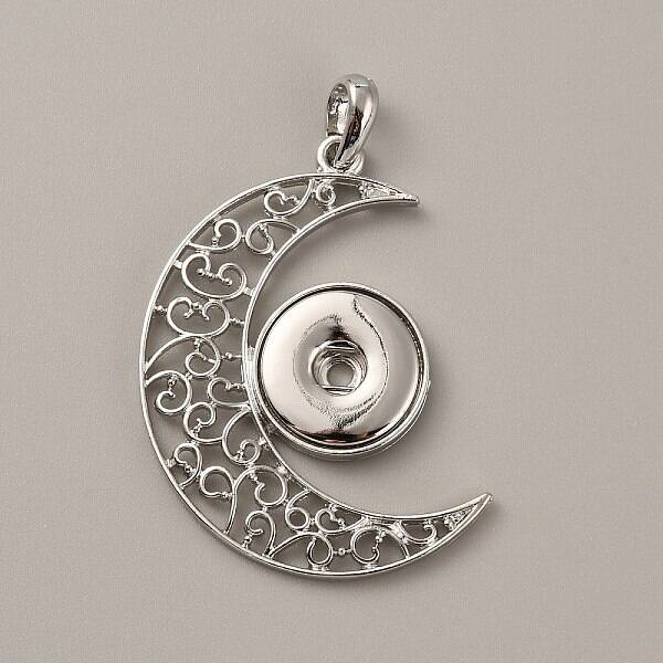Alloy Hang Snap Base Big Pendants