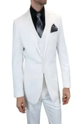 Men's 3 Piece Wool Suit Bold Colors 100% Wool Statement