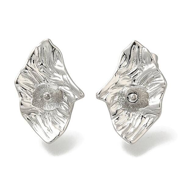 Brass Stud Earring Findings