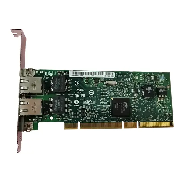 Dell C38365-003 | Intel PRO/1000 MT Dual-Ports RJ-45 1Gb/s 10Base-T/100Base-TX/1000Base-T Gigabit Ethernet PCI-X Server Netwo...