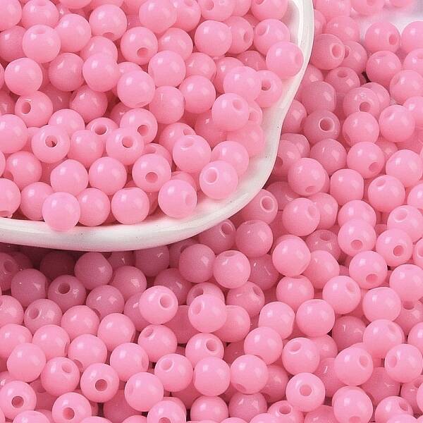 Opaque Acrylic Beads