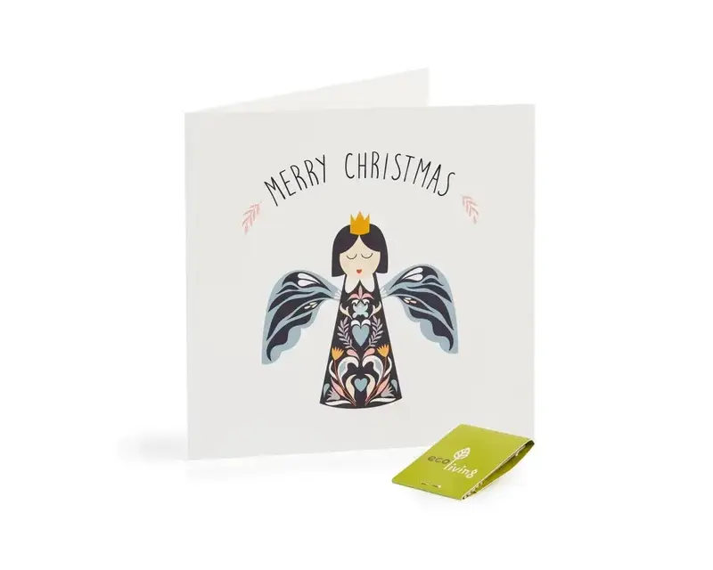 Recycled Christmas Cards - Zero Waste (FSC 100%) | Style: Angel