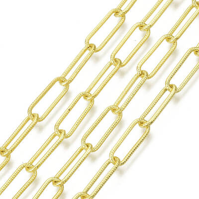 Unwelded Iron Paperclip Chains
