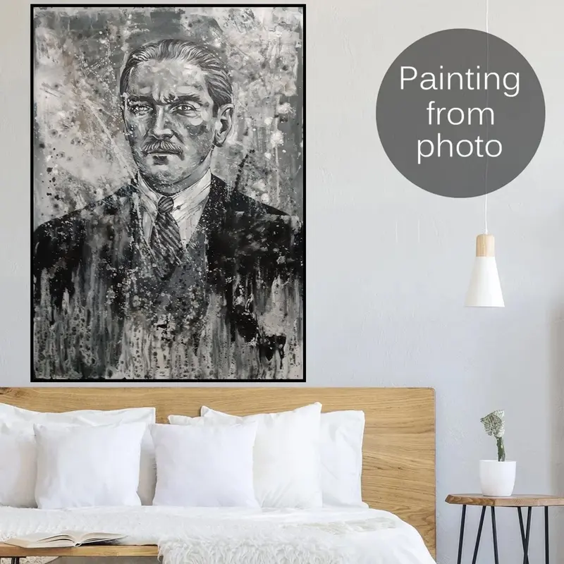 Custom Portrait Paintings From Photo Custom Figurative Art Original Human Watercolor Painting Wall Decor | PAINTING FROM PHOT...