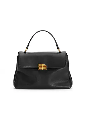 Smting Women's Leather Flap Handbag
