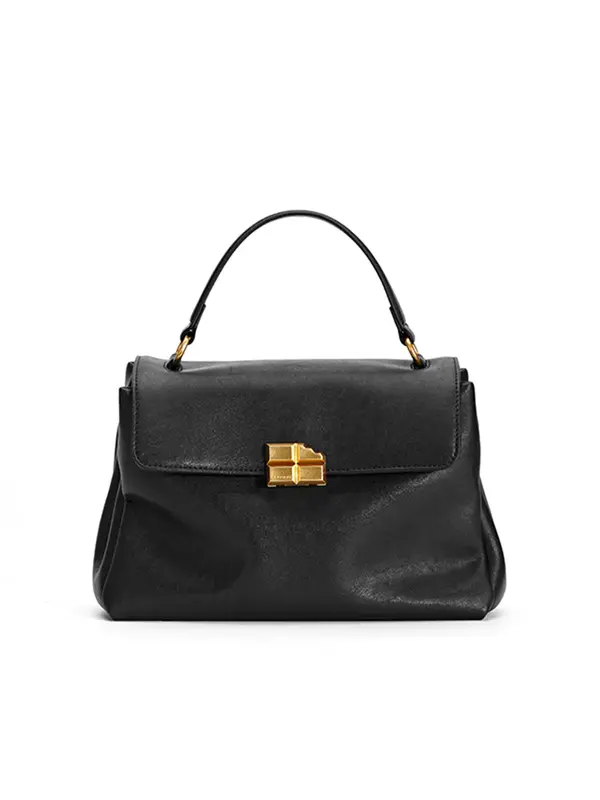 Smting Women's Leather Flap Handbag