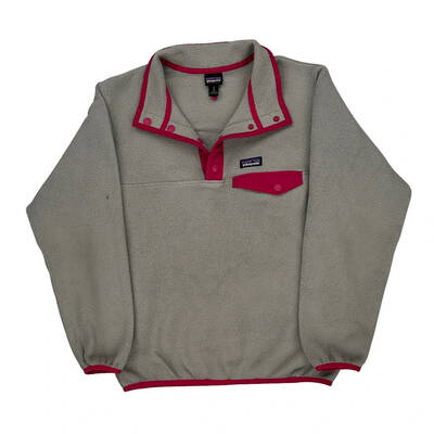 Synchilla Patagonia Fleece - Large Grey Polyester | Size: large