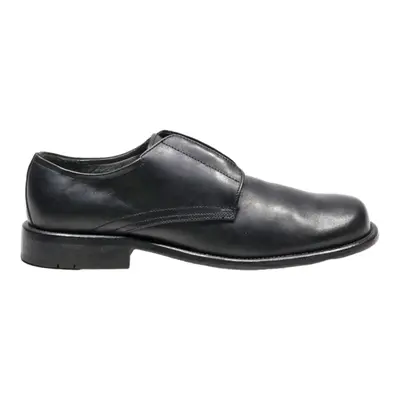 Derby Shoes Black Leather Mens UK 7.5