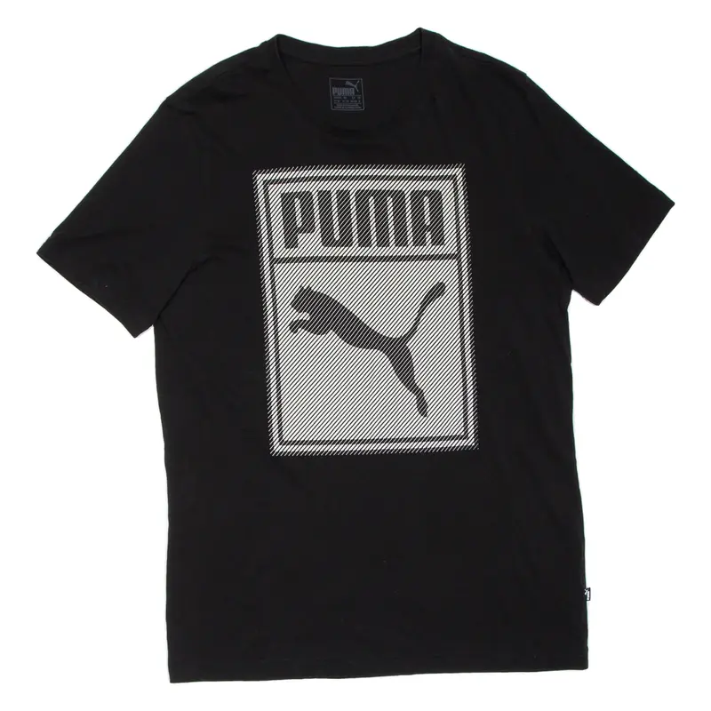 PUMA Mens T-Shirt Black M