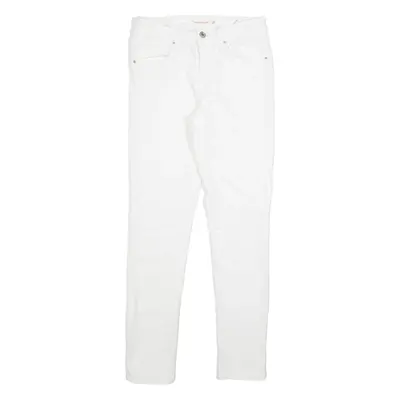 LEVI'S 721 Womens Jeans White Slim Skinny W25 L30