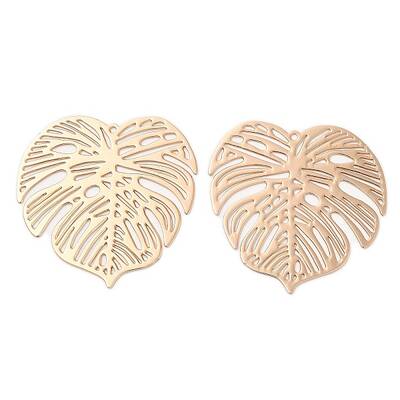 Long-Lasting Plated Brass Filigree Pendants