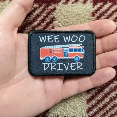 Wee woo driver fire engine firefighter EMT driver funny 2\