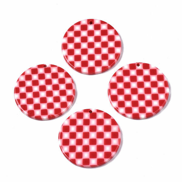 Opaque Cellulose Acetate(Resin) Pendants