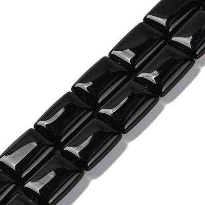 Natural Black Onyx(Dyed & Heated) Beads Strands