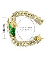 San Judas Tadeo Bracelet, Stainless Steel 24k Gold Plated Saint Jude Pendant friendship bracelets san judas san judas yeatcha...