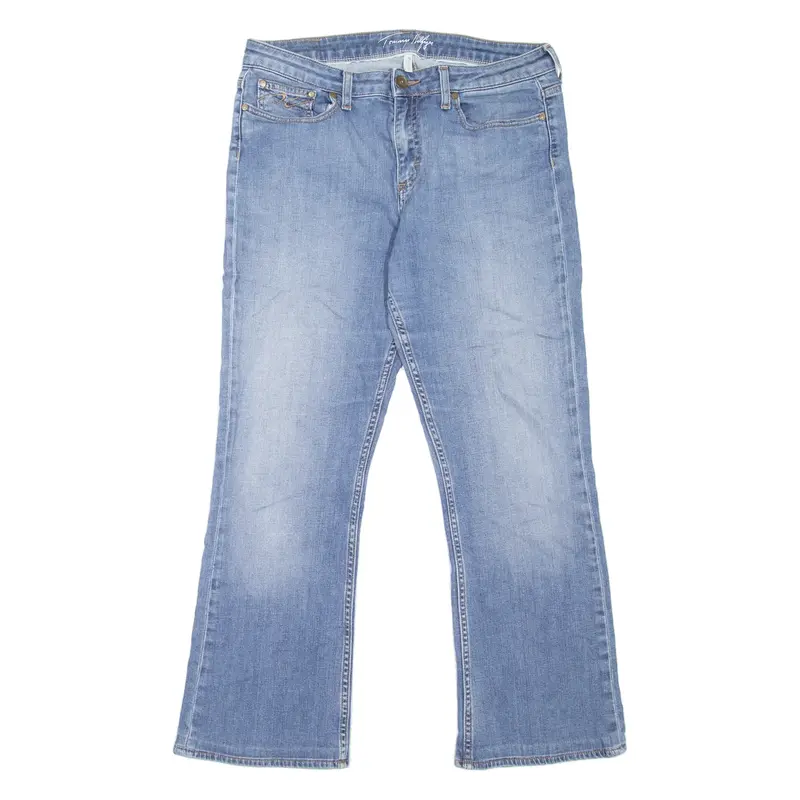 TOMMY HILFIGER Paris Womens Jeans Blue Classic Bootcut Stone Wash W32 L30