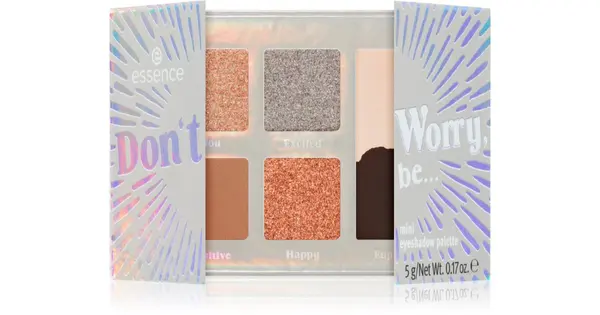 Essence Cosmetics Don't Worry, Be… Multi-Color Eyeshadow Mini Palette 5g